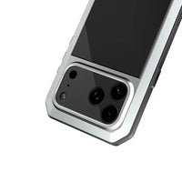 Buy Classic Full Body Metal Armor Phone Case, with Screen Protector, Heavy Duty Defender Shockproof Case - TADDEO at Caseles-iPhone 17 Pro Max, Taddeo-Black