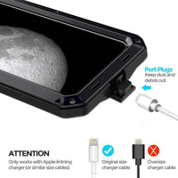Buy Classic Full Body Metal Armor Phone Case, with Screen Protector, Heavy Duty Defender Shockproof Case - TADDEO at Caseles-iPhone 17 Pro Max, Taddeo-Black