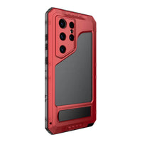 Buy Metal Waterproof Phone Case, with Built in Screen Protector, FullBody Protective Shockproof Heavy Duty Rugged Defender Cover - TYSON at Caseles-Samsung Galaxy S25 Ultra, Black