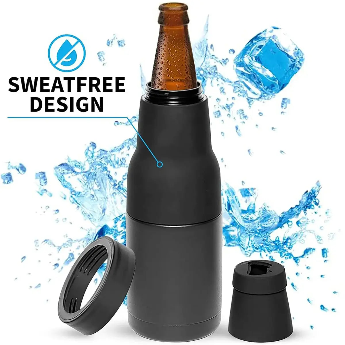 Buy 3-In-1 UNIVERSAL CAN/BOTTLE COOLER: Vacuum Insulated Armor for 12oz–16oz Drinks - UNIVERSAL CAN/BOTTLE COOLER at Caseles-12oz, 