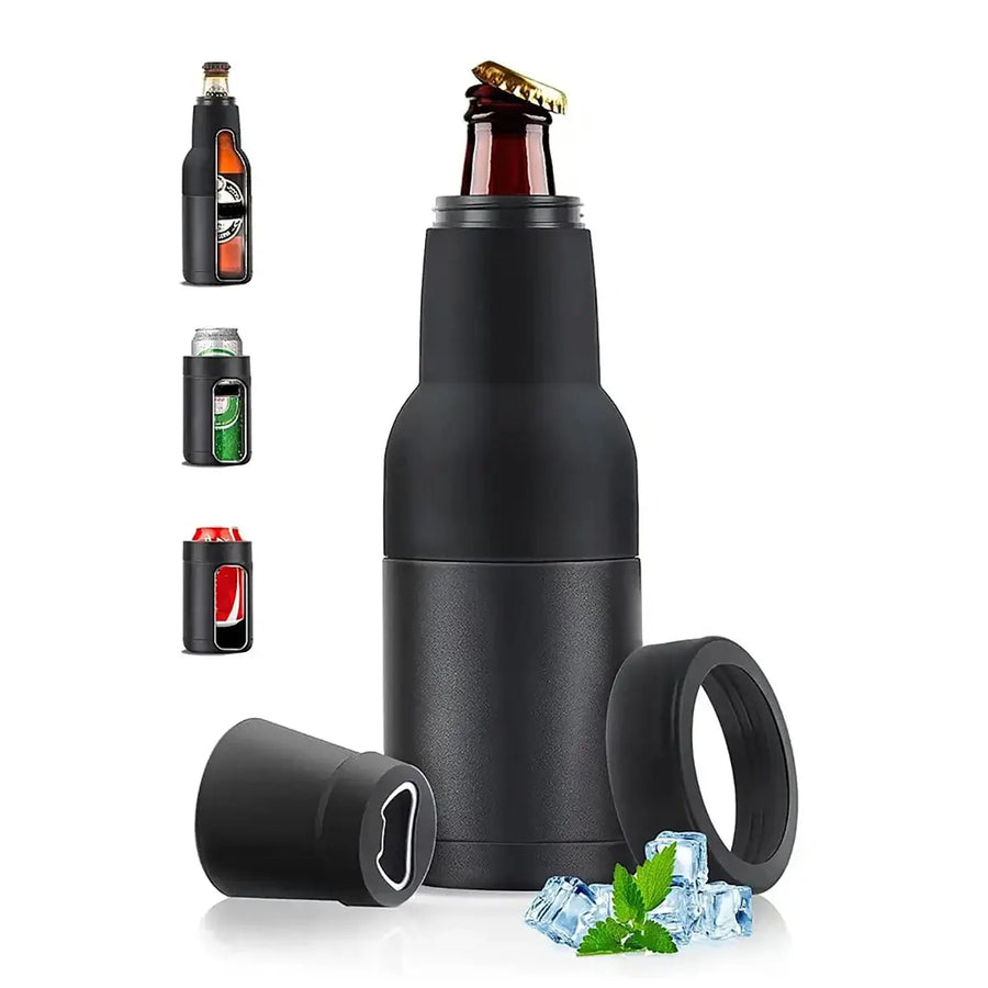 Buy 3-In-1 UNIVERSAL CAN/BOTTLE COOLER: Vacuum Insulated Armor for 12oz–16oz Drinks - UNIVERSAL CAN/BOTTLE COOLER at Caseles-12oz, 