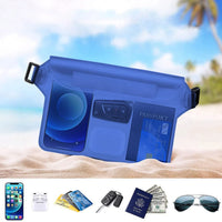 Buy with Waist Strap, Keep Phone and Valuables Safe and Dry, Perfect for Boating/ Swimming/ Snorkeling/ Kayaking/ Beach/ Pool/ Water/ Park - UNIVERSAL WATERPROOF POUCH at Caseles-Black, 