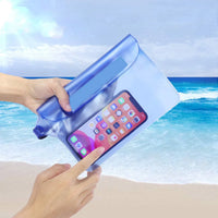 Buy with Waist Strap, Keep Phone and Valuables Safe and Dry, Perfect for Boating/ Swimming/ Snorkeling/ Kayaking/ Beach/ Pool/ Water/ Park - UNIVERSAL WATERPROOF POUCH at Caseles-Black, 