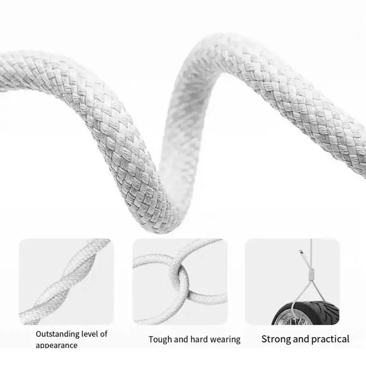 Buy Fast Charging Data Type C Cable, 3.28-Foot, White - USB-C to USB-C Cable at Caseles-, 