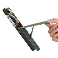 Buy Magnetic Detachable Wallet Case for Motorola Moto Razr, Slim Leather Flip Cover with 3 Card Slots and Kickstand, Wireless Charging Compatible Shockproof Case - Vell at Caseles-Motorola Razr Ultra (2025), Black