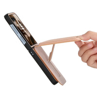 Buy Magnetic Detachable Wallet Case for Motorola Moto Razr, Slim Leather Flip Cover with 3 Card Slots and Kickstand, Wireless Charging Compatible Shockproof Case - Vell at Caseles-Motorola Razr Ultra (2025), Black