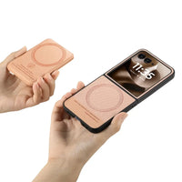 Buy Magnetic Detachable Wallet Case for Motorola Moto Razr, Slim Leather Flip Cover with 3 Card Slots and Kickstand, Wireless Charging Compatible Shockproof Case - Vell at Caseles-Motorola Razr Ultra (2025), Black