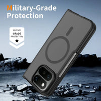 Buy Ultra-Thin Translucent Matte Case with 38 N52 Strong Magnets, 14FT Military-Grade Drop Defense & Raised Bezel Protection - VELO at Caseles-Google Pixel 11 Pro Fold, Black