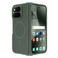 Buy Ultra-Thin Translucent Matte Case with 38 N52 Strong Magnets, 14FT Military-Grade Drop Defense & Raised Bezel Protection - VELO at Caseles-Google Pixel 11 Pro Fold, Green