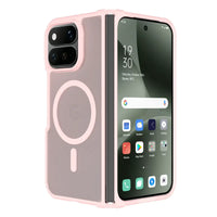 Buy Ultra-Thin Translucent Matte Case with 38 N52 Strong Magnets, 14FT Military-Grade Drop Defense & Raised Bezel Protection - VELO at Caseles-Google Pixel 11 Pro Fold, Pink