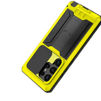 Buy Heavy Duty Metal Case with 360° Full Body Protection, Sliding Camera Cover, Built-in Screen Protector, Shockproof & Dustproof Armor Phone Cover - Wade at Caseles-Samsung Galaxy S25 Ultra, Black