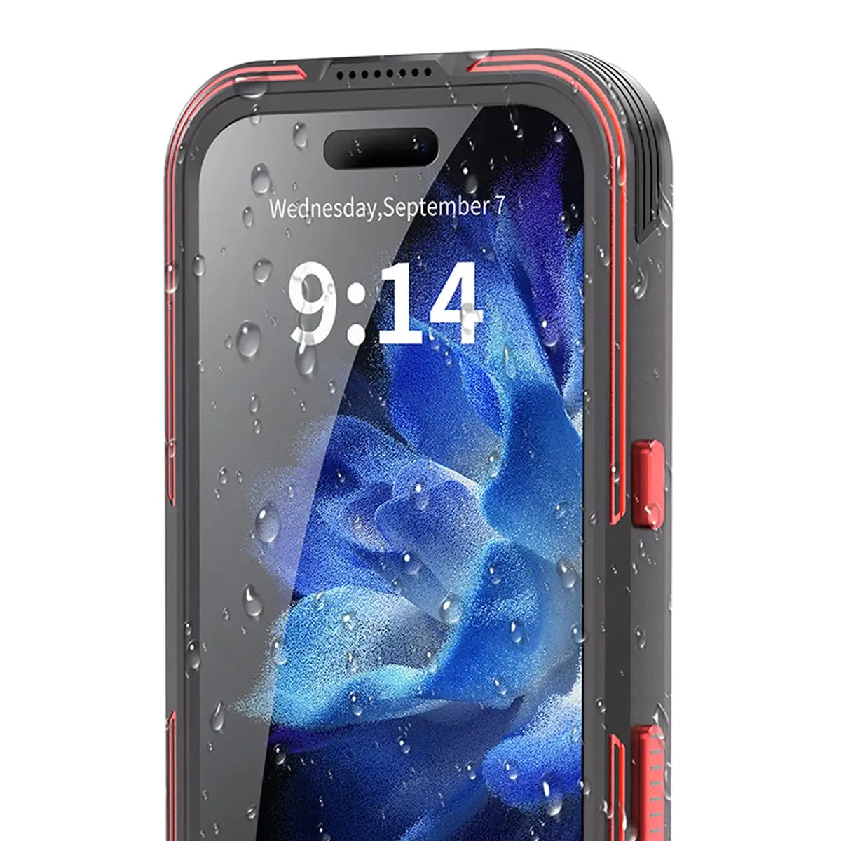 Buy Aluminum Metal Case for iPhone 17 Series, IP68 Waterproof Rugged Aluminum Alloy Full Body Cover, MagSafe, Built-in Screen Protector, 14FT Shockproof - Westen at Caseles-iPhone 17 Pro Max, 
