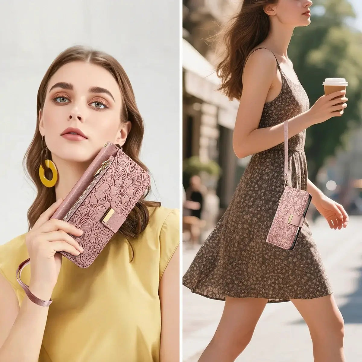 Buy PU Leather Wallet iPhone 17 Case with Card Slots, Wrist Strap, Stand, and Full Shockproof Protection, Willow at Caseles-iPhone 17 Pro Max, White