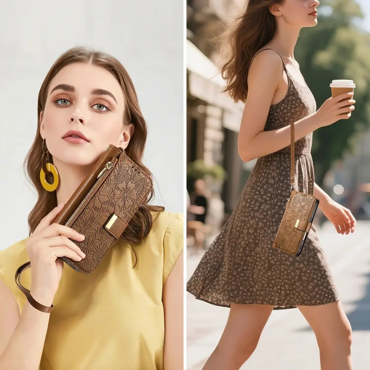 Buy PU Leather Wallet iPhone 17 Case with Card Slots, Wrist Strap, Stand, and Full Shockproof Protection, Willow at Caseles-iPhone 17 Pro Max, White