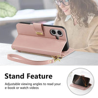 Buy PU Leather Wallet iPhone 17 Case with Card Slots, Wrist Strap, Stand, and Full Shockproof Protection, Willow at Caseles-iPhone 17 Pro Max, White