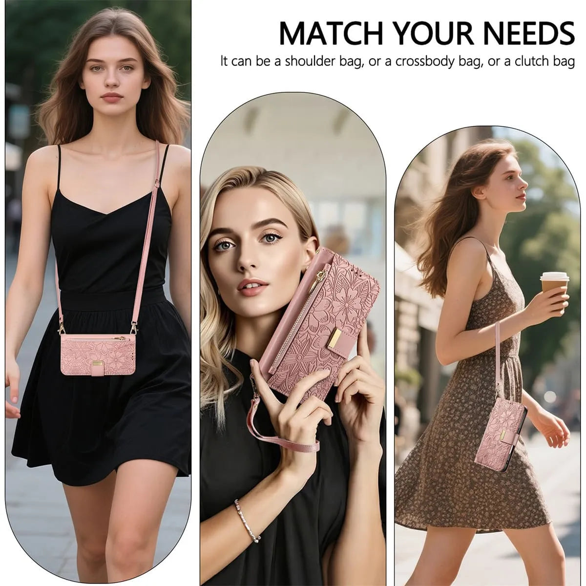 Buy PU Leather Wallet iPhone 17 Case with Card Slots, Wrist Strap, Stand, and Full Shockproof Protection, Willow at Caseles-iPhone 17 Pro Max, White