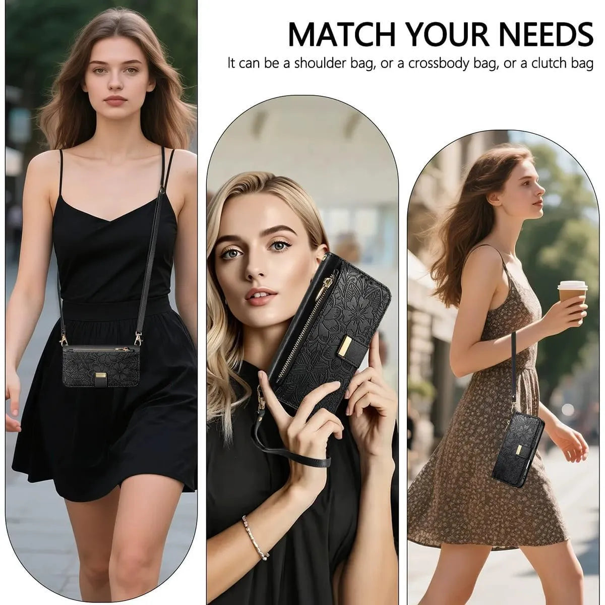 Buy PU Leather Wallet iPhone 17 Case with Card Slots, Wrist Strap, Stand, and Full Shockproof Protection, Willow at Caseles-iPhone 17 Pro Max, White