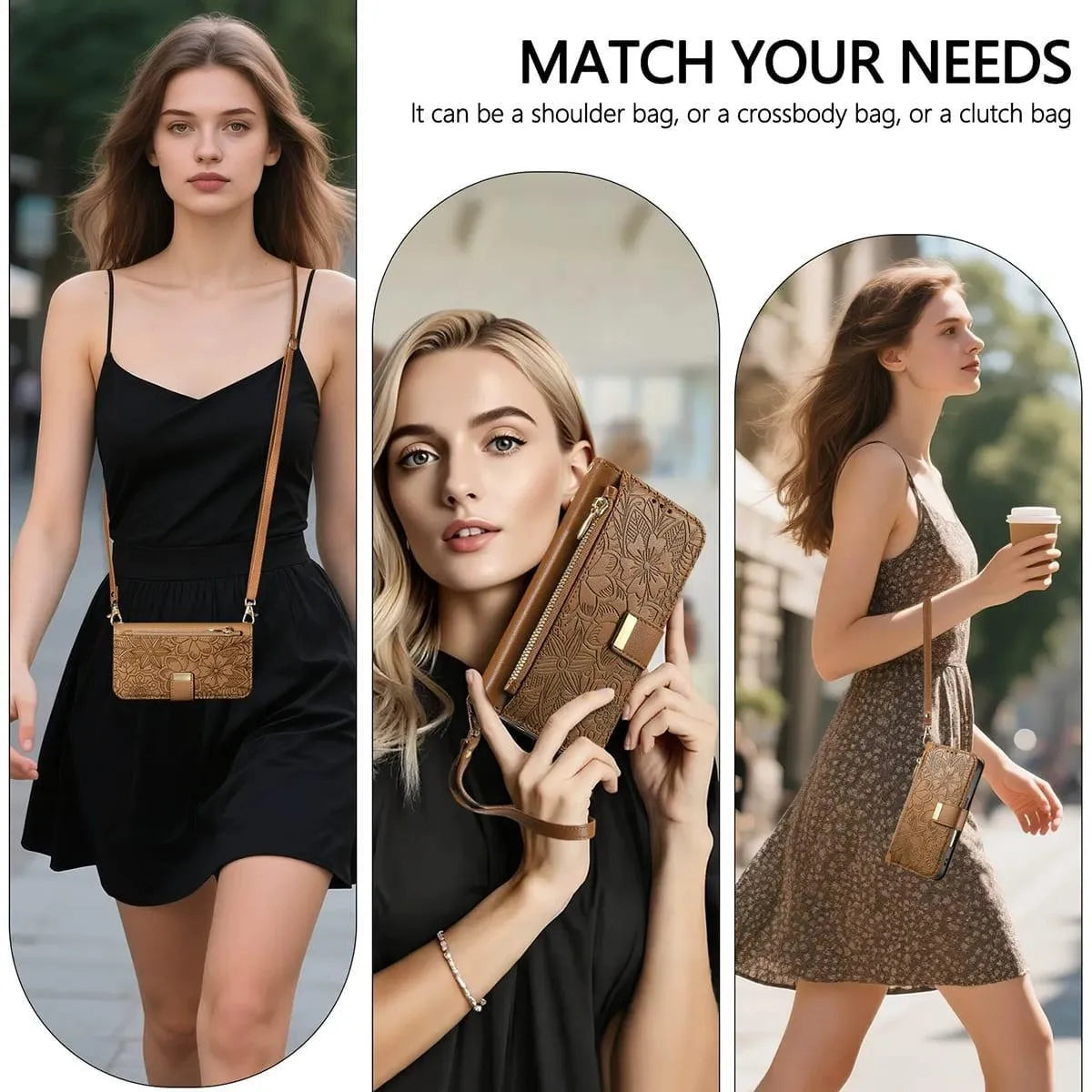 Buy PU Leather Wallet iPhone 17 Case with Card Slots, Wrist Strap, Stand, and Full Shockproof Protection, Willow at Caseles-iPhone 17 Pro Max, White