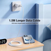 Buy Magnetic Wireless Qi Charger Fast Apple Mag-Safe Charger for iPhone Series And AirPods LED Magnet Charging Pad Mag Safe Charger with Dual Charging Ports - WIRELESS CHARGER PAD at Caseles-Black, 
