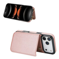 Buy Crossbody Wallet Case for iPhone, Magnetic Leather Flip Cover with Detachable Lanyard Strap, Card Holder & Kickstand, Shockproof Protection, Wyla at Caseles-iPhone 17 Pro Max, Black