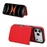 Buy Crossbody Wallet Case for iPhone, Magnetic Leather Flip Cover with Detachable Lanyard Strap, Card Holder & Kickstand, Shockproof Protection, Wyla at Caseles-iPhone 17 Pro Max, Black