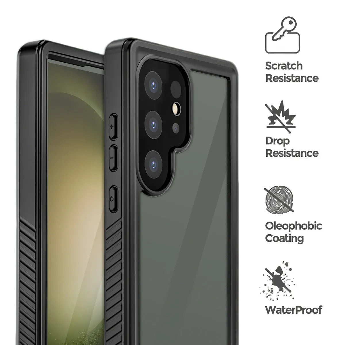 Buy Anti-peeping IP68 waterproof mobile phone case - ZAYN at Caseles-Samsung Galaxy S25 Ultra, 