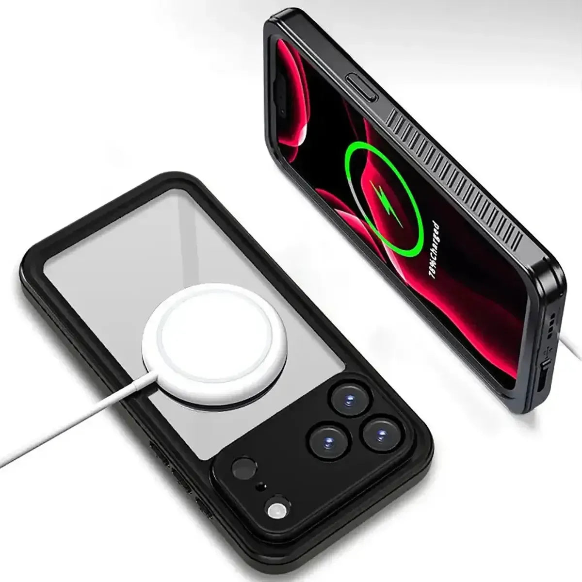 Buy Anti-peeping IP68 waterproof mobile phone case - ZINA at Caseles-iPhone 17 Pro Max, 