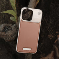 Buy Luxury Leather Metal Magnetic Aluminum Fragrance Phone Case For iphone -ZION at Caseles-iPhone 16 Pro Max, 